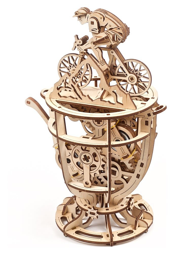 Ugears 3D Wooden Puzzle Automaton Cyclist [17]