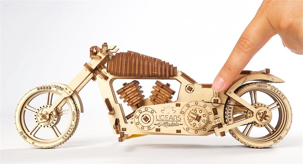 Ugears 3D Wooden Puzzle Bike VM-02 [25]