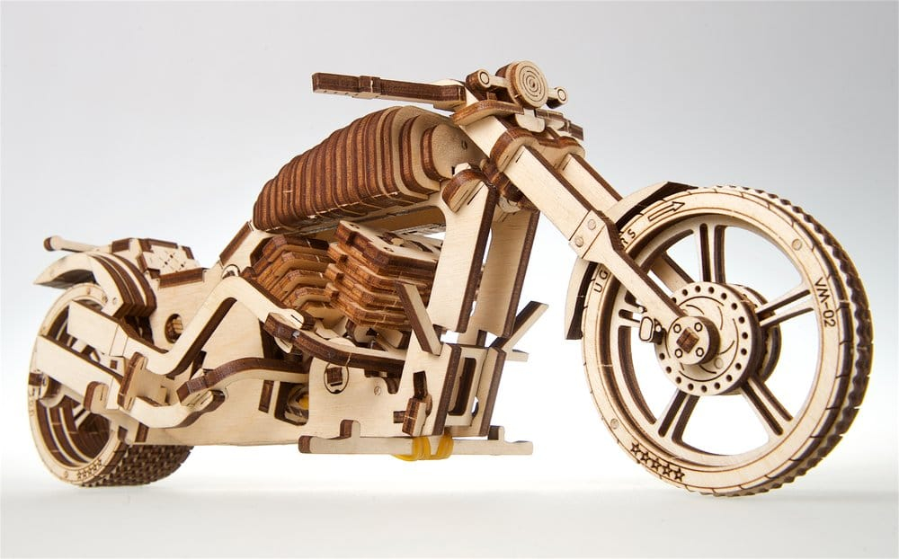 Ugears 3D Wooden Puzzle Bike VM-02 [18]