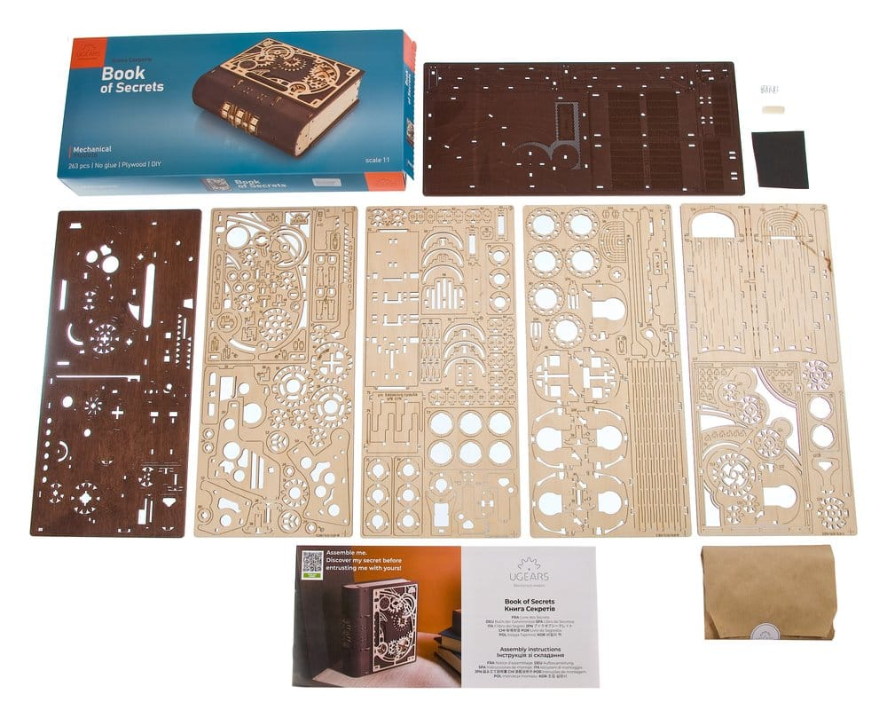 Ugears 3D Wooden Puzzle Book of Secrets [25]