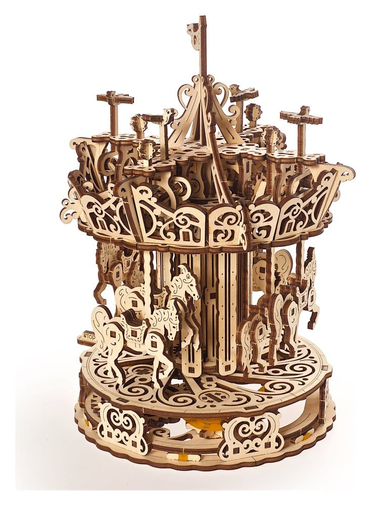 Ugears 3D Wooden Puzzle Carousel [6]