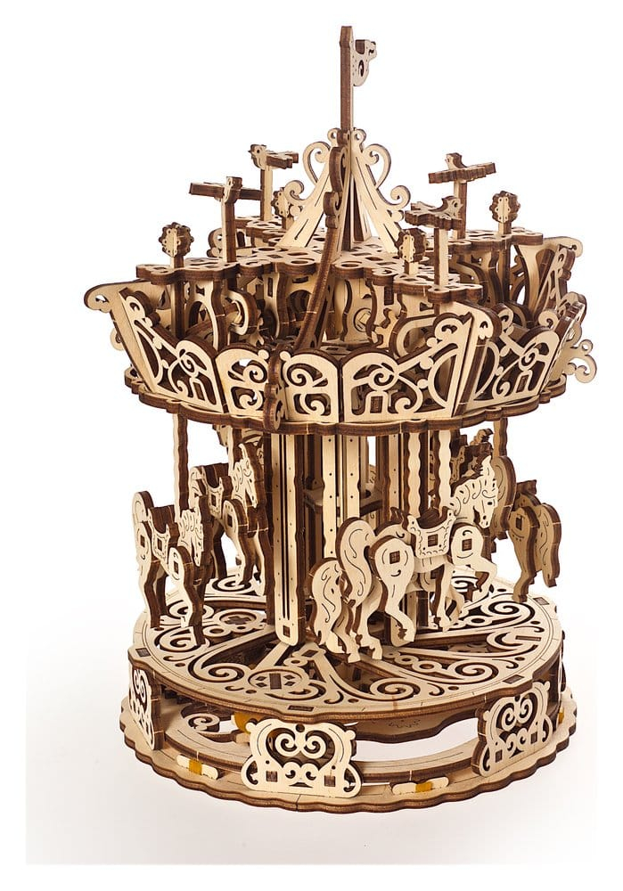 Ugears 3D Wooden Puzzle Carousel [8]