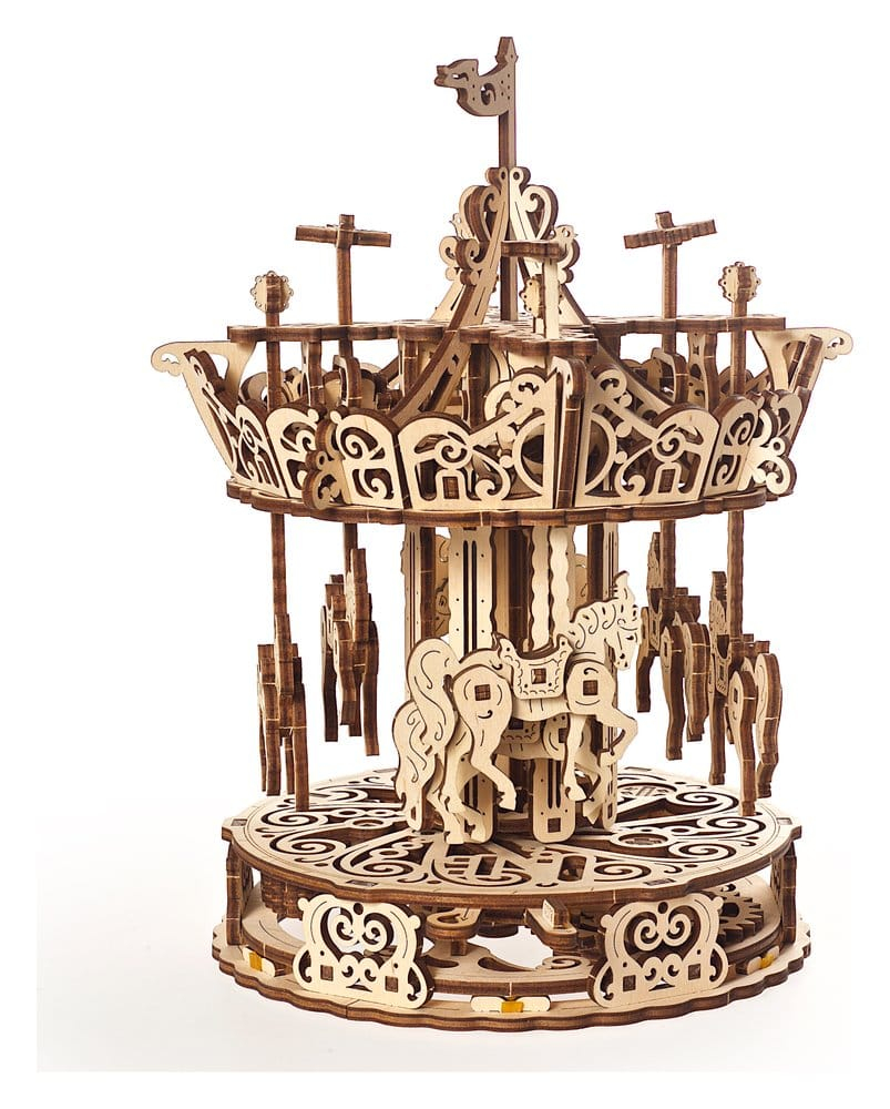 Ugears 3D Wooden Puzzle Carousel [17]