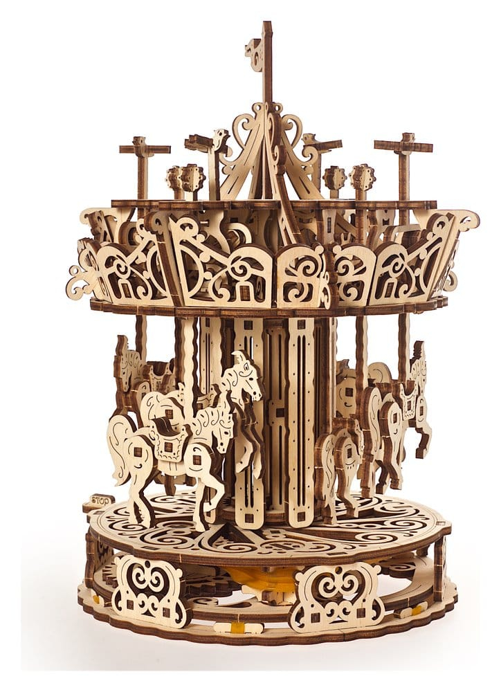 Ugears 3D Wooden Puzzle Carousel [5]