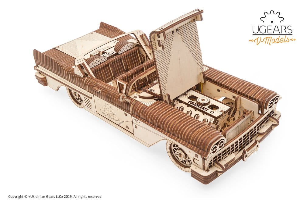 Ugears 3D Wooden Puzzle Dream Cabriolet VM-05 [14]