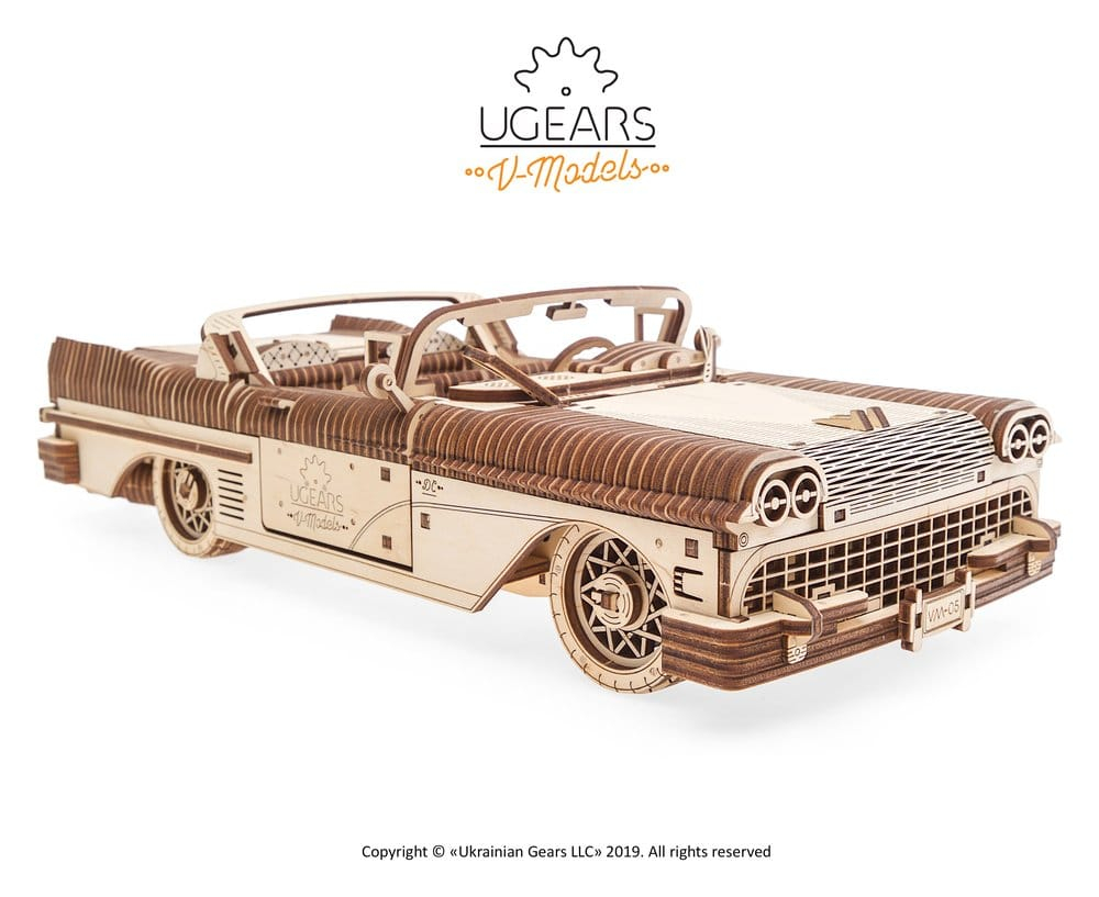 Ugears 3D Wooden Puzzle Dream Cabriolet VM-05 [23]