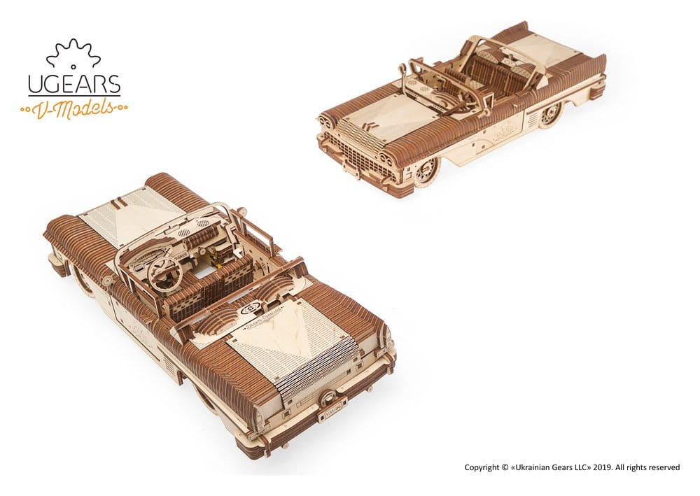 Ugears 3D Wooden Puzzle Dream Cabriolet VM-05 [5]