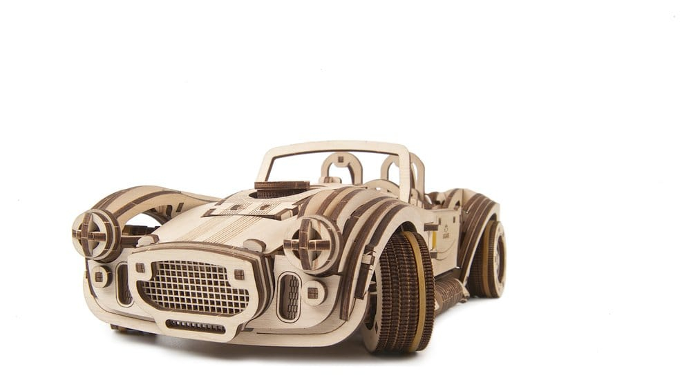 Ugears 3D Wooden Puzzle Drift Cobra Racing Car [13]