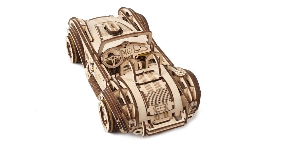 Ugears 3D Wooden Puzzle Drift Cobra Racing Car [8]