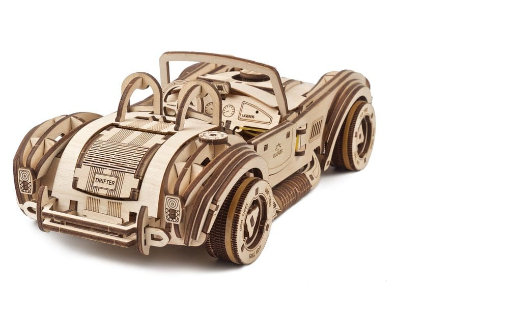 Ugears 3D Wooden Puzzle Drift Cobra Racing Car [7]