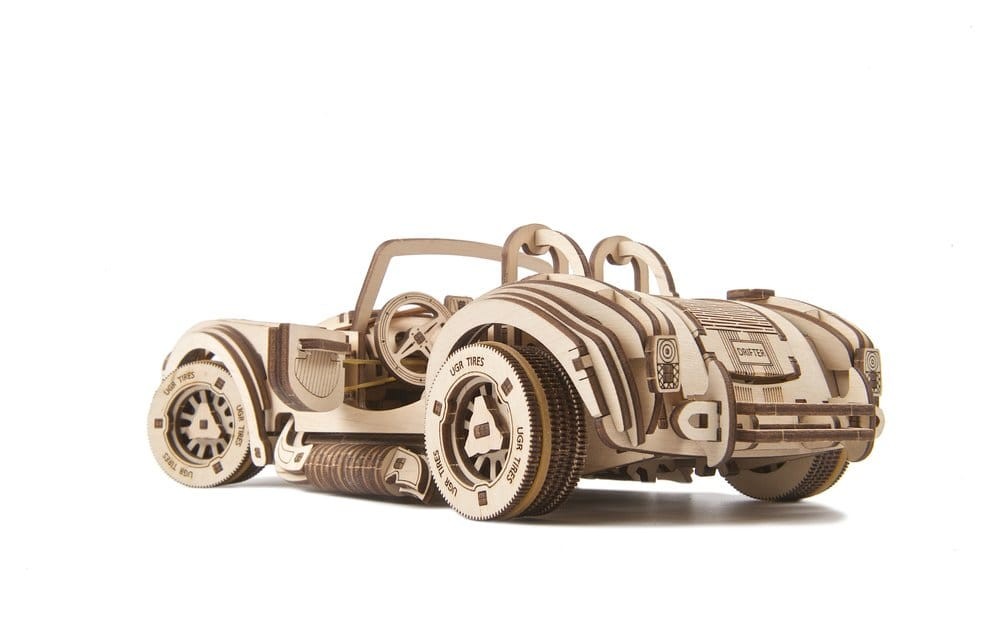 Ugears 3D Wooden Puzzle Drift Cobra Racing Car [15]