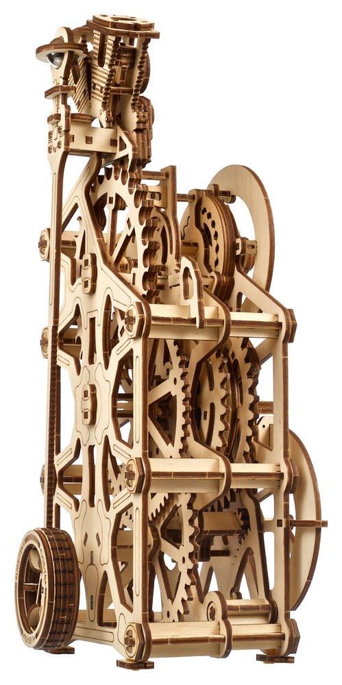 Ugears 3D Wooden Puzzle Engine Clock [12]