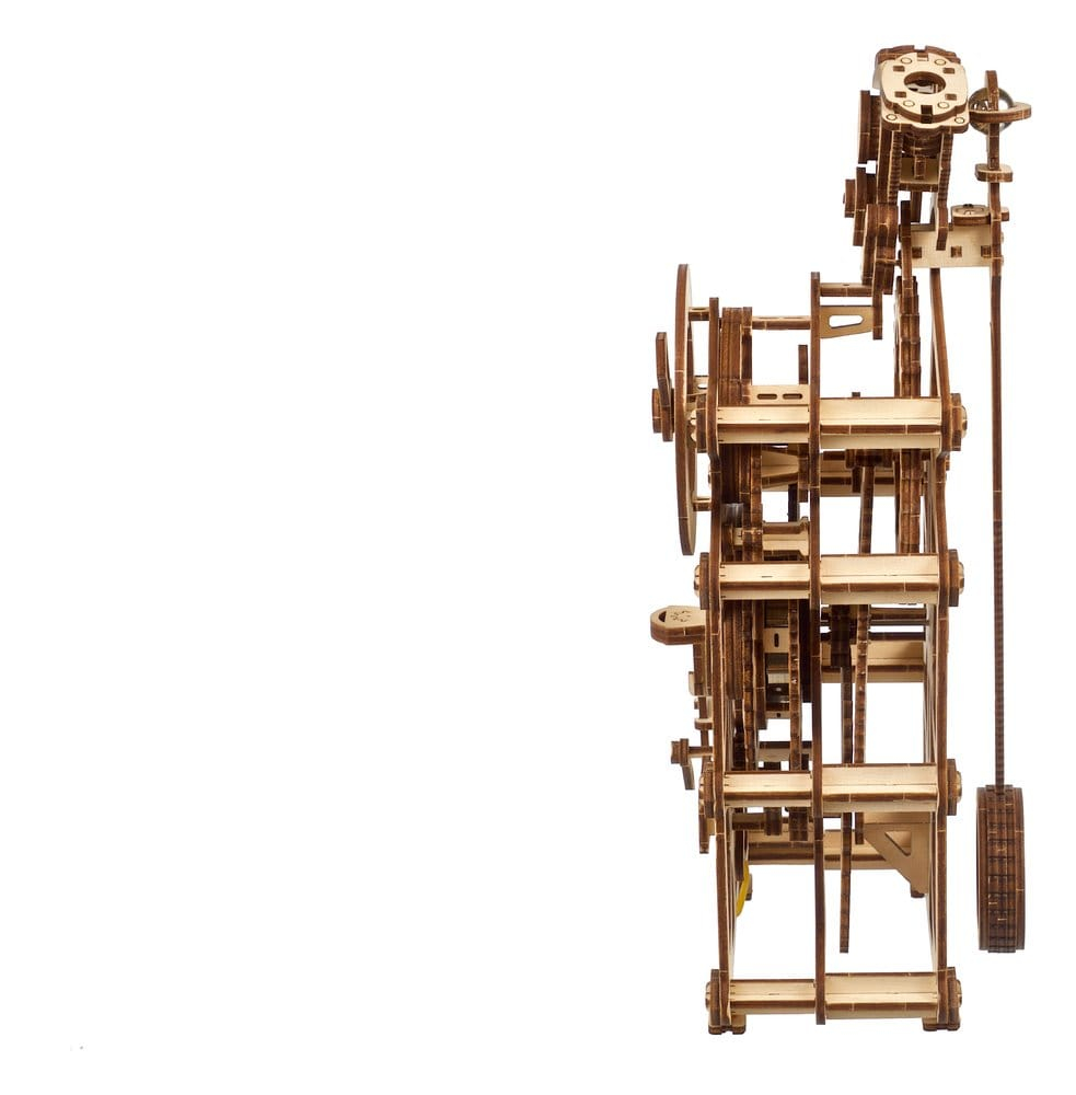 Ugears 3D Wooden Puzzle Engine Clock [8]