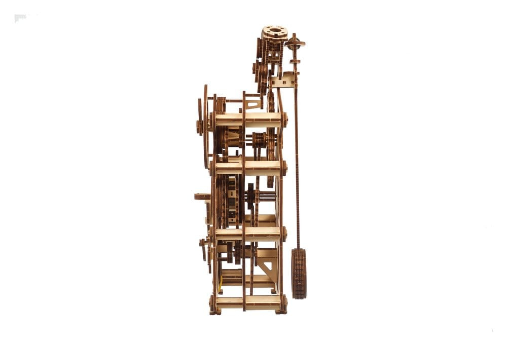 Ugears 3D Wooden Puzzle Engine Clock [7]