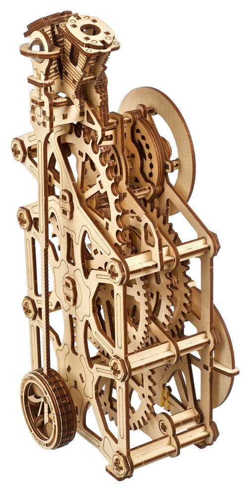 Ugears 3D Wooden Puzzle Engine Clock [11]