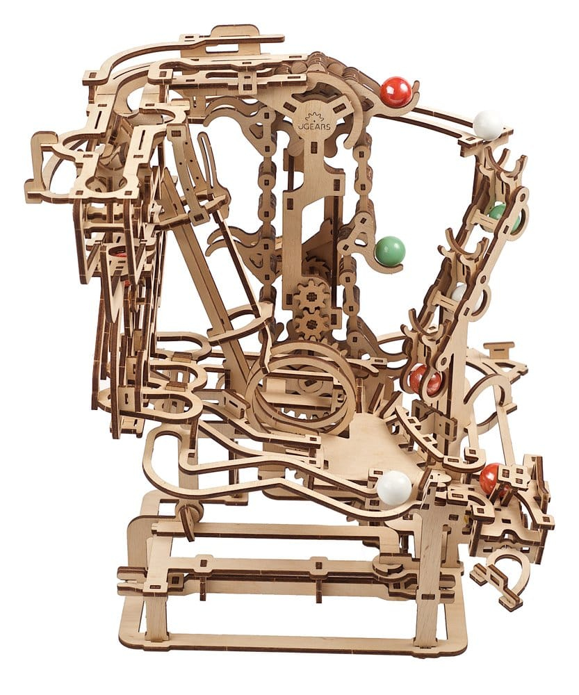 Ugears 3D Wooden Puzzle Marble Run Chain Hoist [5]