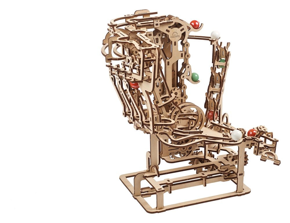 Ugears 3D Wooden Puzzle Marble Run Chain Hoist [6]