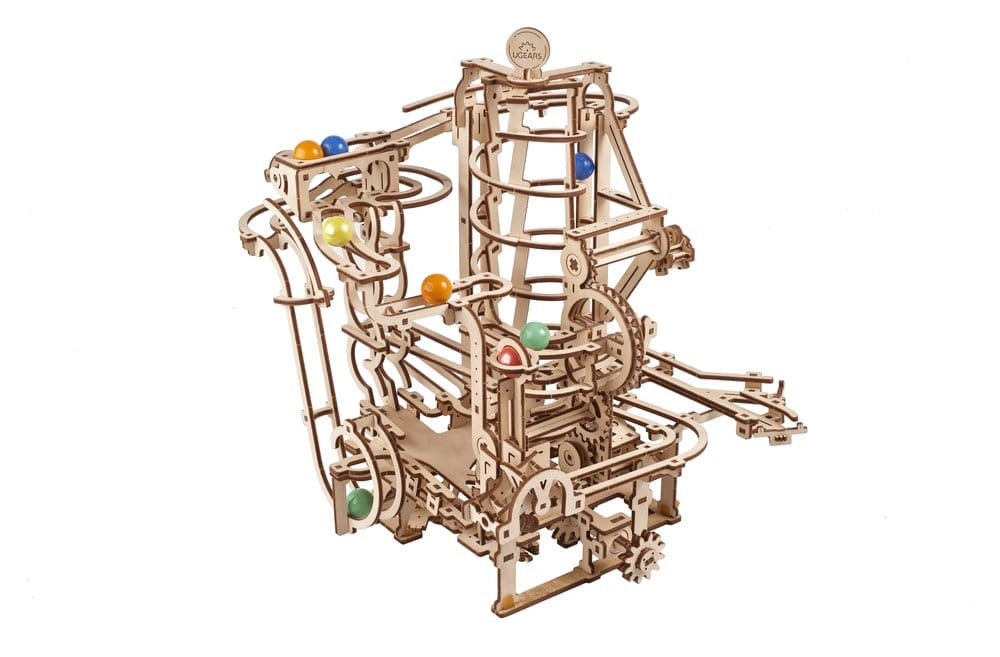Ugears 3D Wooden Puzzle Marble Run Spiral Hoist [26]
