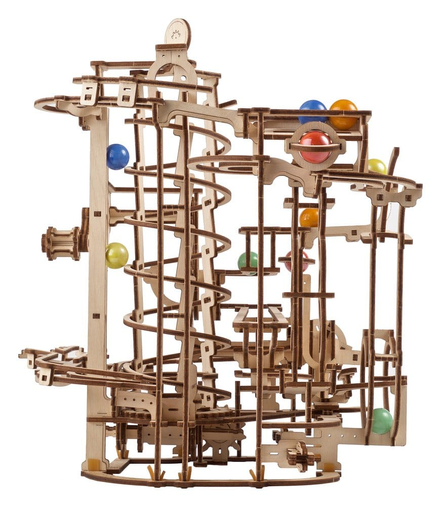 Ugears 3D Wooden Puzzle Marble Run Spiral Hoist [9]