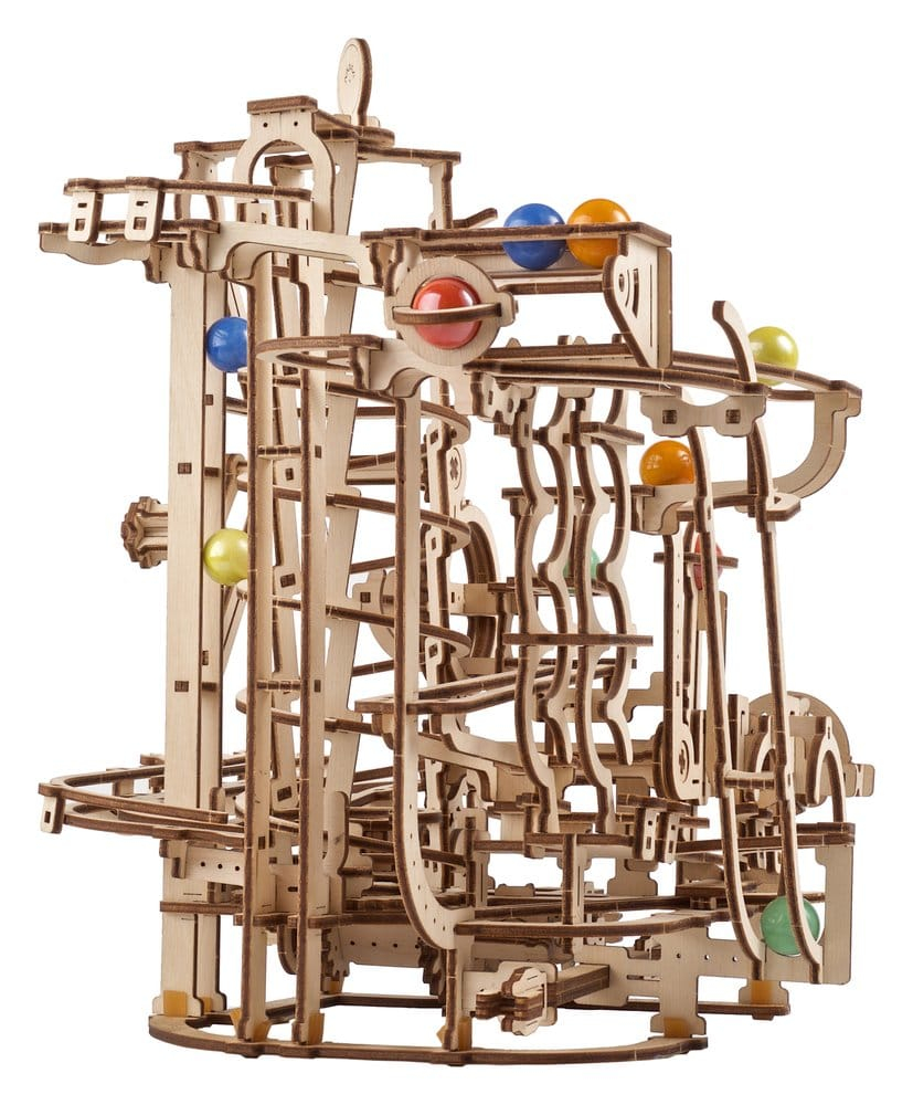 Ugears 3D Wooden Puzzle Marble Run Spiral Hoist [6]
