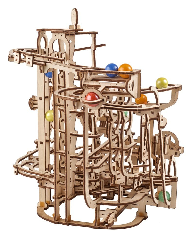 Ugears 3D Wooden Puzzle Marble Run Spiral Hoist [7]