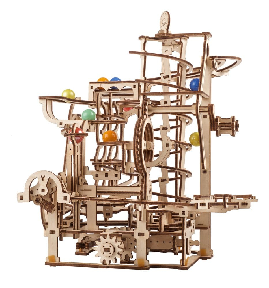 Ugears 3D Wooden Puzzle Marble Run Spiral Hoist [20]