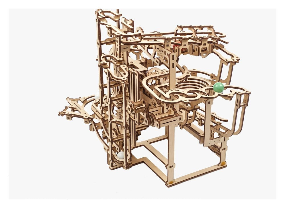 Ugears 3D Wooden Puzzle Marble Run Stepped Hoist [10]