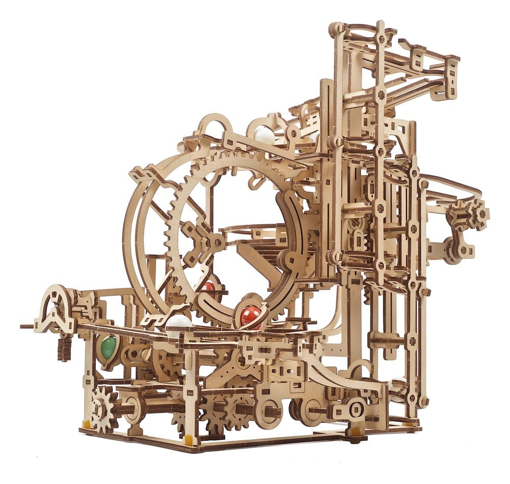 Ugears 3D Wooden Puzzle Marble Run Stepped Hoist [13]