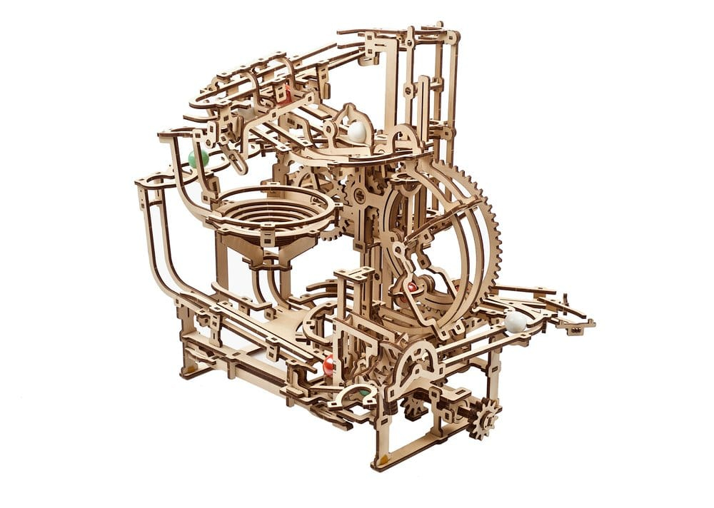 Ugears 3D Wooden Puzzle Marble Run Stepped Hoist [26]