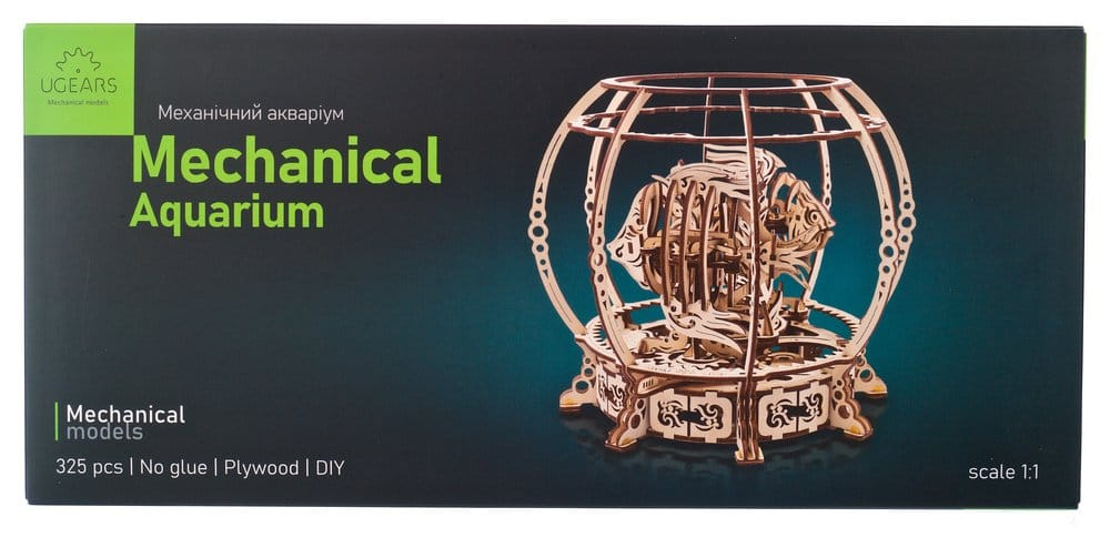 Ugears 3D Wooden Puzzle Mechanical Aquarium [23]