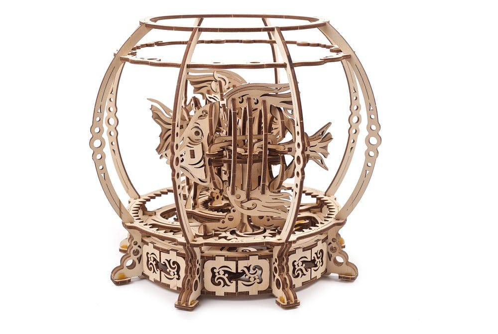 Ugears 3D Wooden Puzzle Mechanical Aquarium [2]