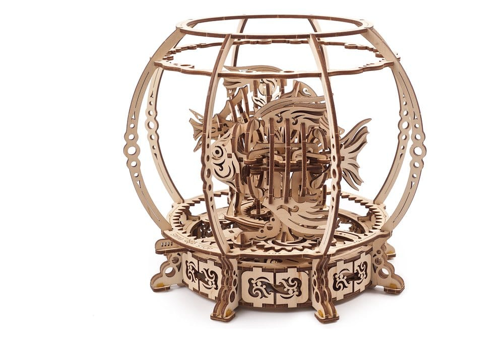 Ugears 3D Wooden Puzzle Mechanical Aquarium [11]