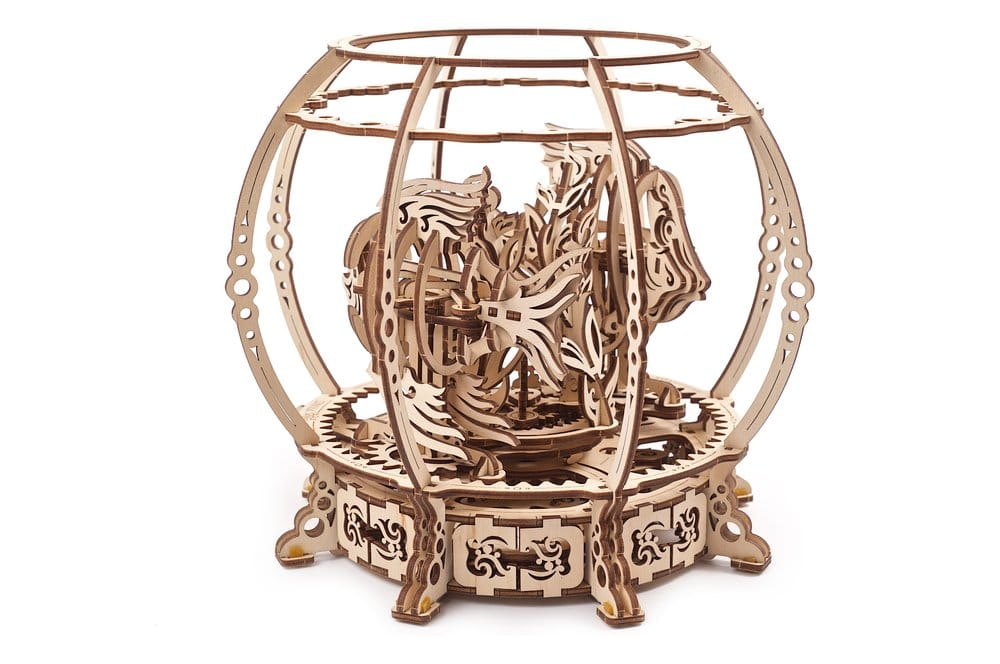 Ugears 3D Wooden Puzzle Mechanical Aquarium [15]