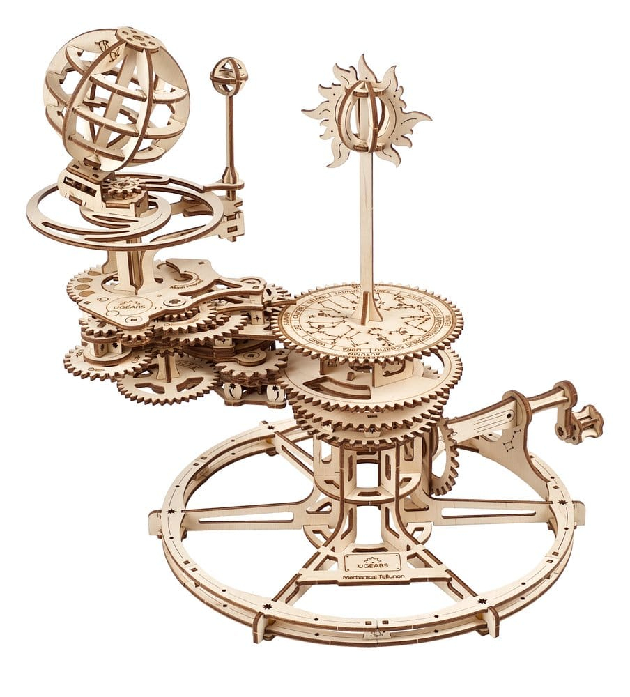 Ugears 3D Wooden Puzzle Mechanical Tellurion [2]