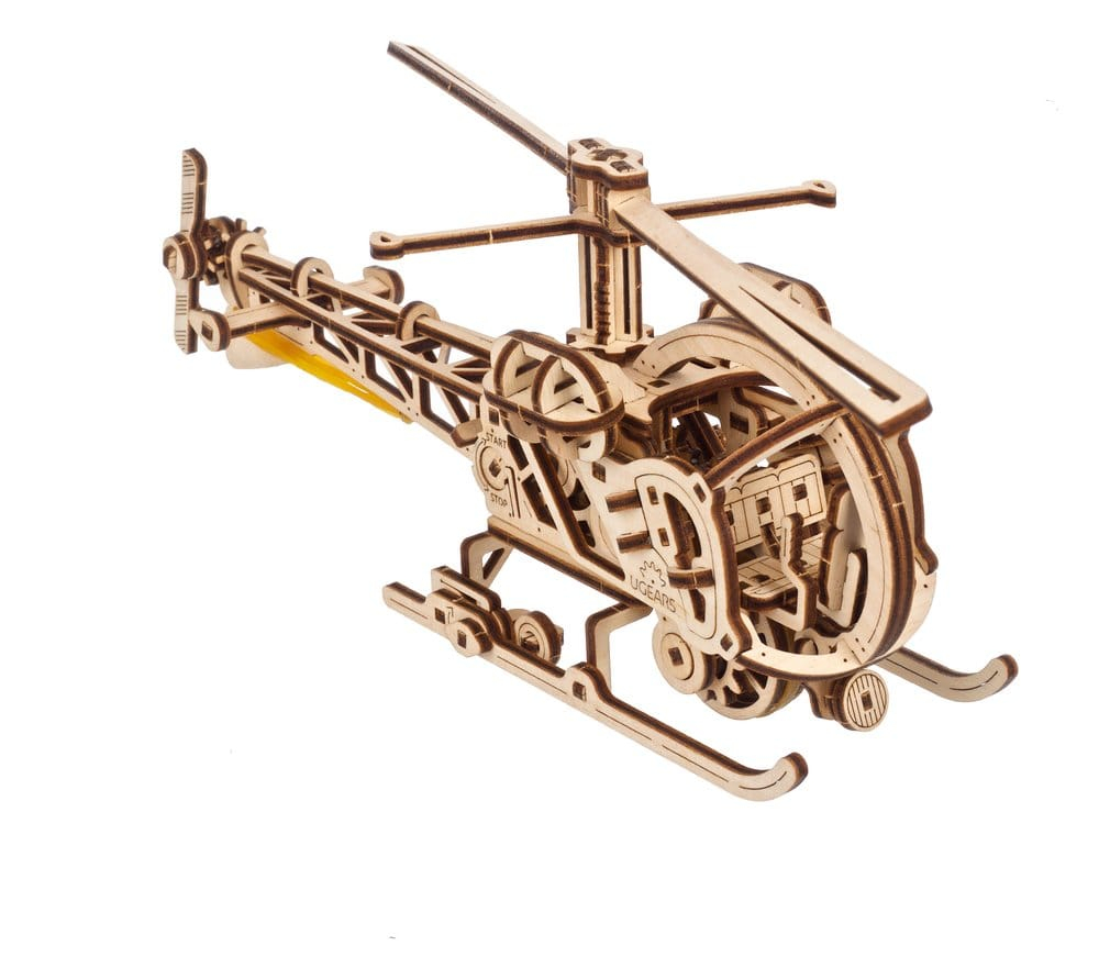 Ugears 3D Wooden Puzzle Mini Helicopter [5]
