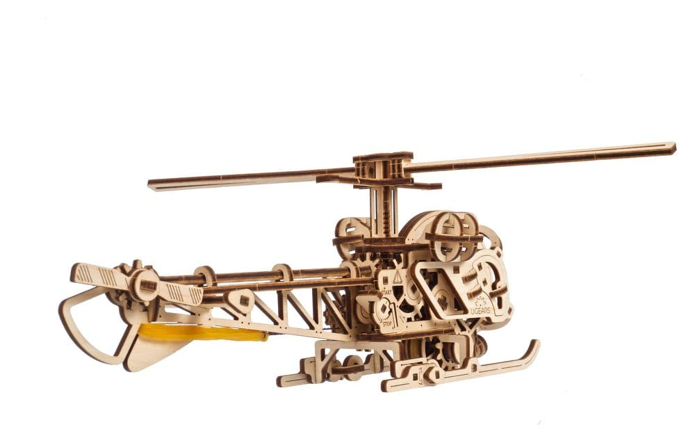 Ugears 3D Wooden Puzzle Mini Helicopter [18]