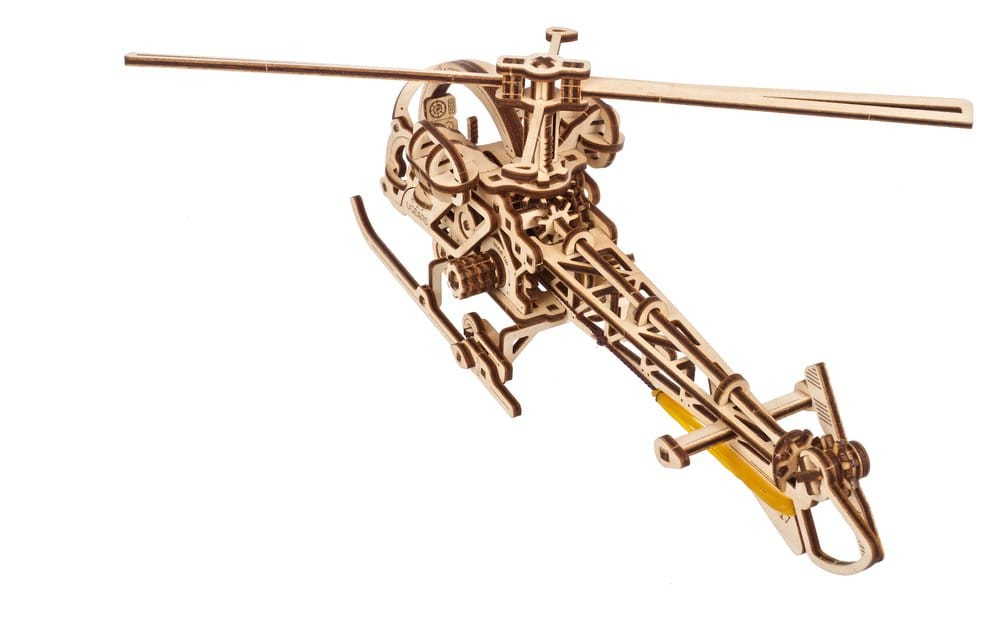 Ugears 3D Wooden Puzzle Mini Helicopter [14]