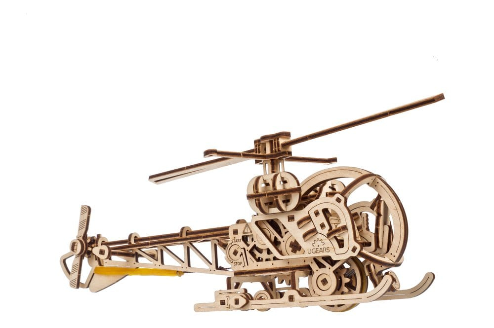 Ugears 3D Wooden Puzzle Mini Helicopter [2]