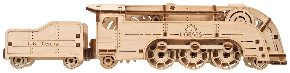 Ugears 3D Wooden Puzzle Mini Locomotive [10]