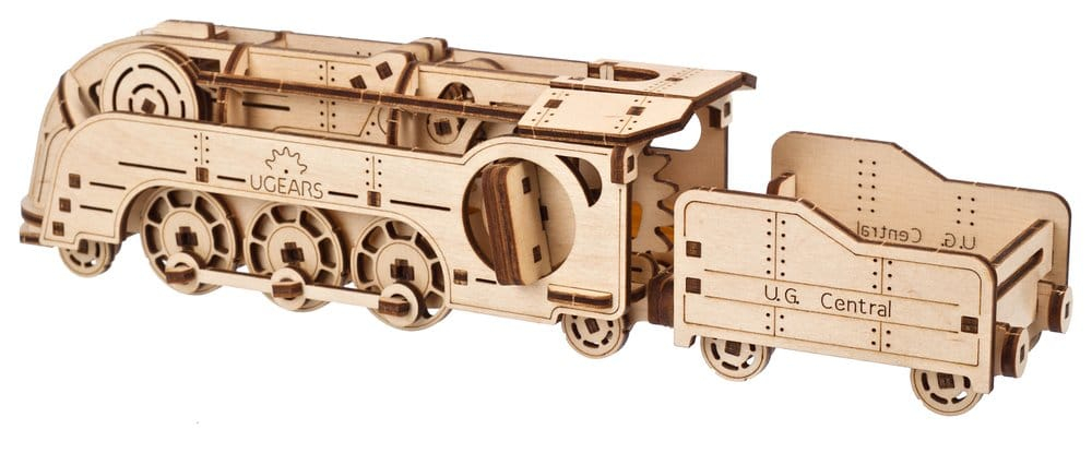 Ugears 3D Wooden Puzzle Mini Locomotive [20]