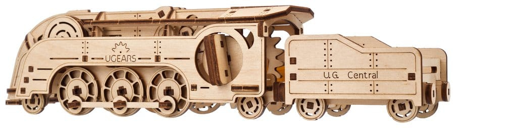 Ugears 3D Wooden Puzzle Mini Locomotive [19]