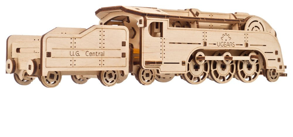 Ugears 3D Wooden Puzzle Mini Locomotive [13]