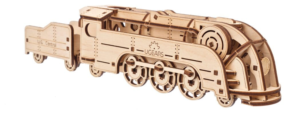 Ugears 3D Wooden Puzzle Mini Locomotive [8]