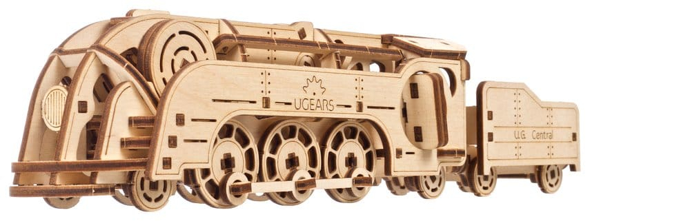 Ugears 3D Wooden Puzzle Mini Locomotive [26]