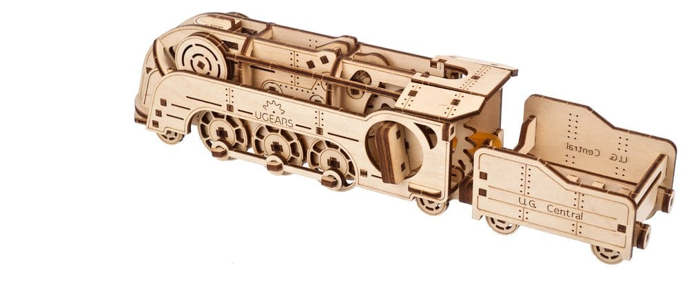 Ugears 3D Wooden Puzzle Mini Locomotive [21]