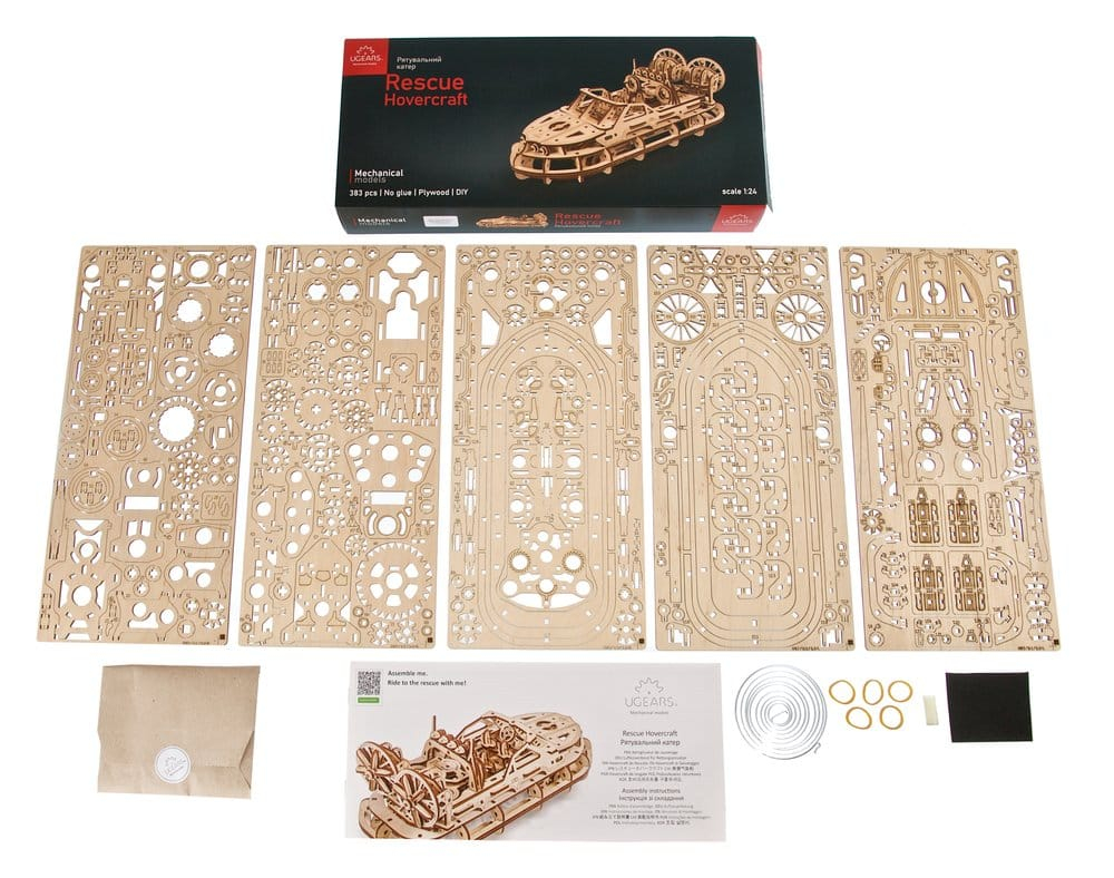 Ugears 3D Wooden Puzzle Rescue Hovercraft [25]