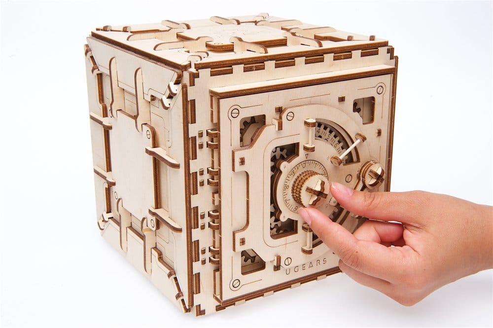 Ugears 3D Wooden Puzzle Safe [5]