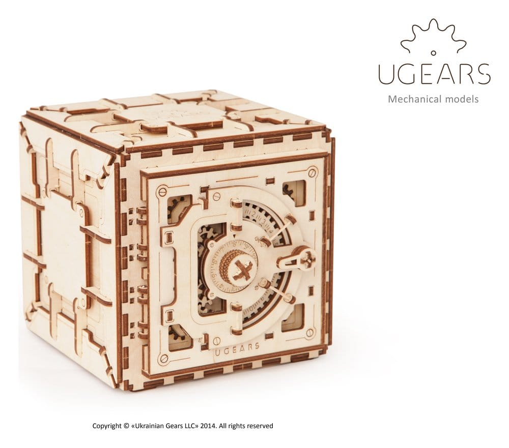 Ugears 3D Wooden Puzzle Safe [4]