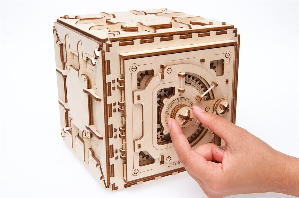 Ugears 3D Wooden Puzzle Safe [6]