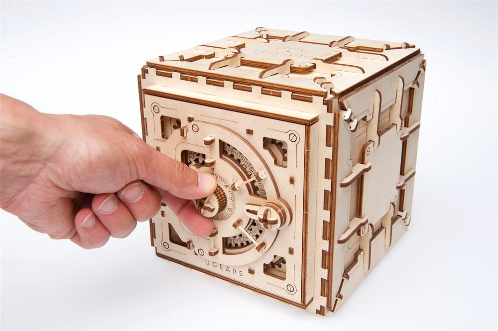 Ugears 3D Wooden Puzzle Safe [10]